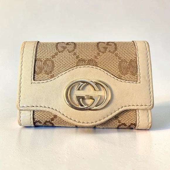 Gucci Sukey GG Canvas 6-Ring Key Case (A288) - Picture 1 of 8